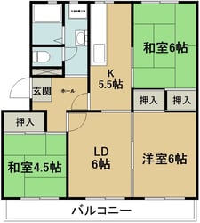 熊谷団地の物件間取画像